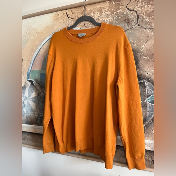 COS Fall Orange Crewneck Sweater - Picture 2 of 14